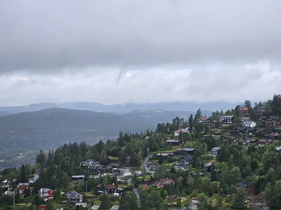 View from the Holemnollen ski jump