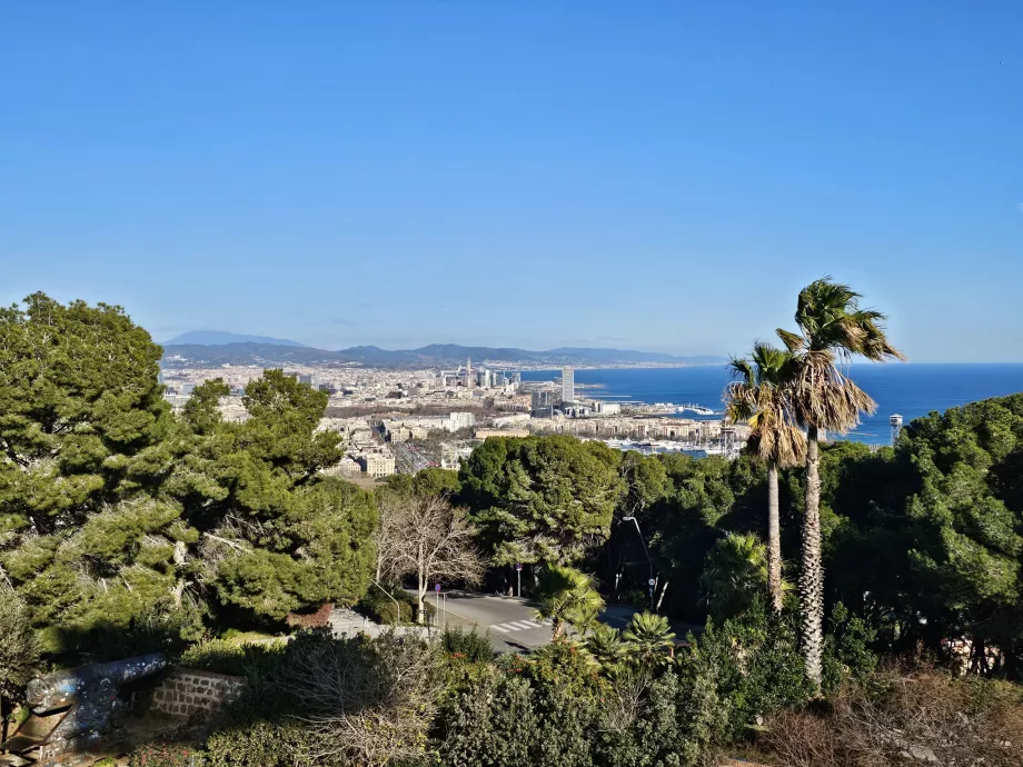 View of Barcelona from Castell de Montjuic