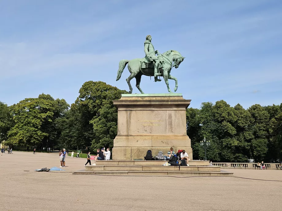 Equestrian statue of Carl Johann