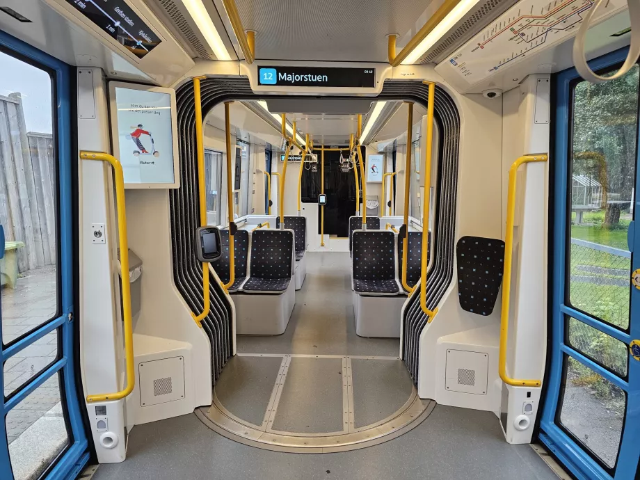 Tram interior