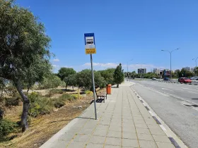 Bus stop in Cyprus