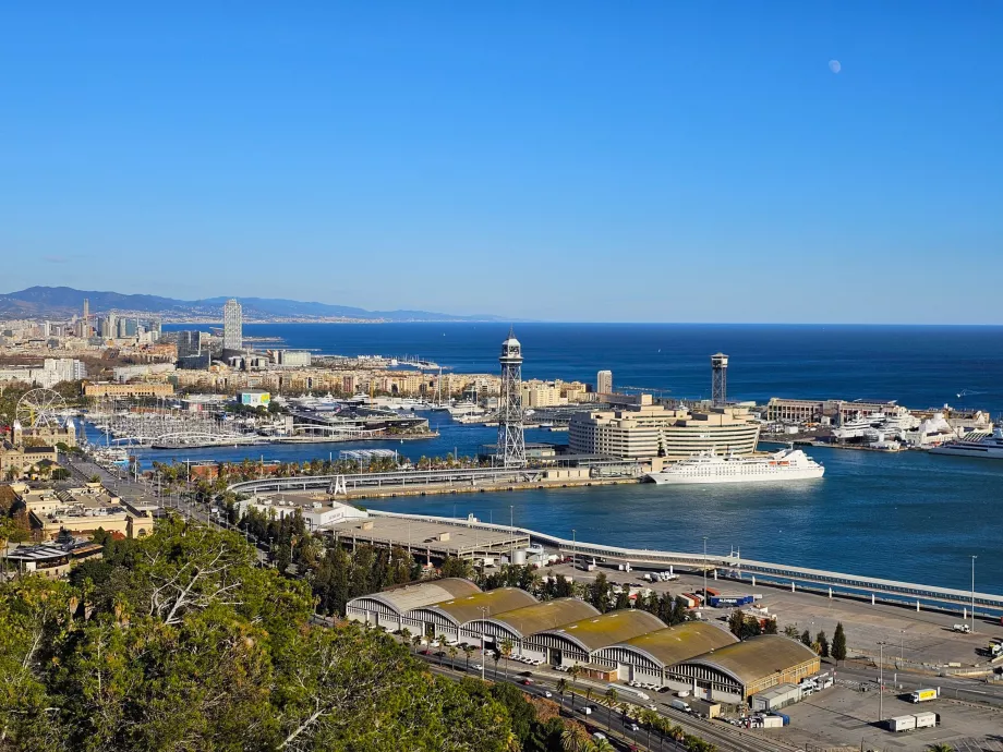 View of Barcelona from Montjuïc Park