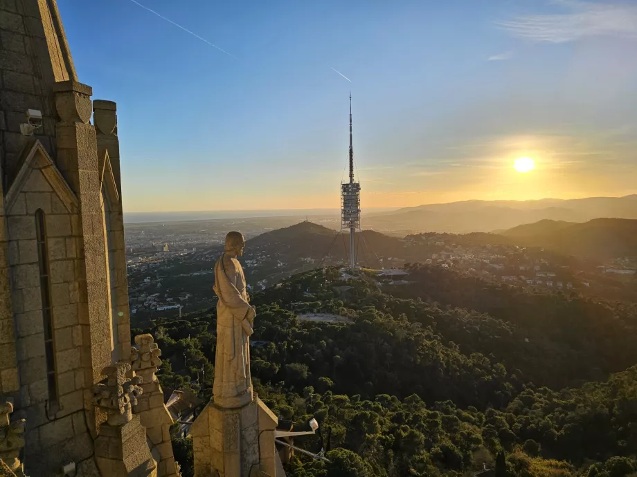 View from the terrace of Tibidabo Temple