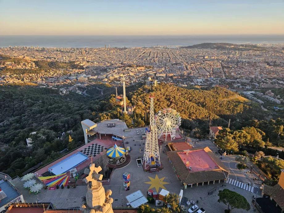 View from the terrace of Tibidabo Temple