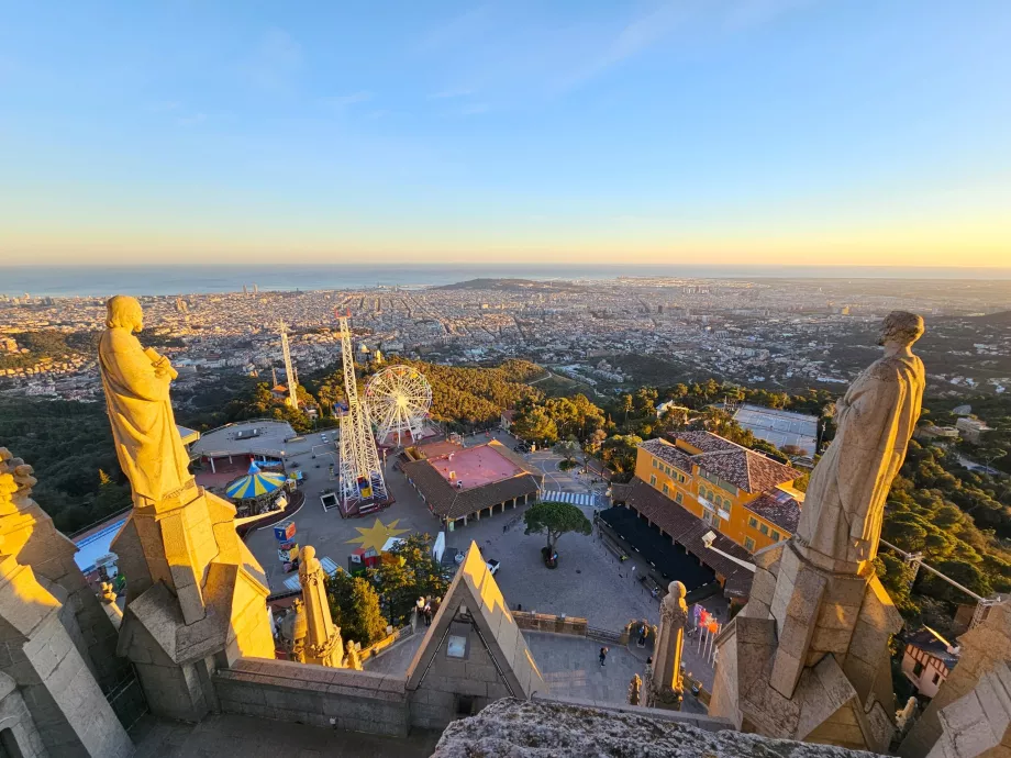 View from the terrace of Tibidabo Temple