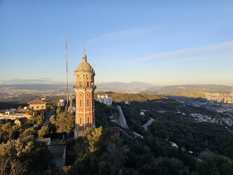 View from the terrace of Tibidabo Temple