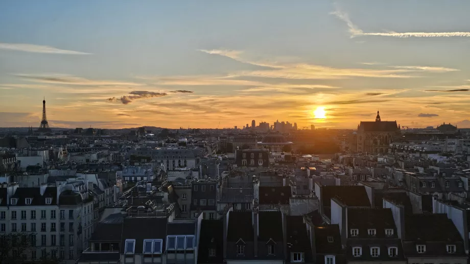 View from the Pompidou Centre