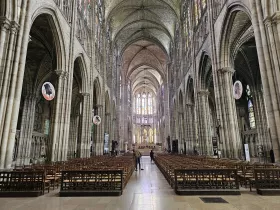 Saint Denis, interior of the basilica