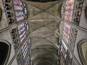 Interior of St. Denis Basilica