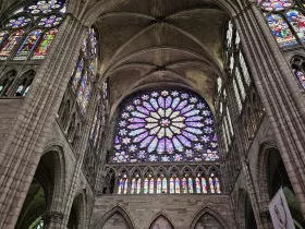 Stained glass windows in Saint-Denis