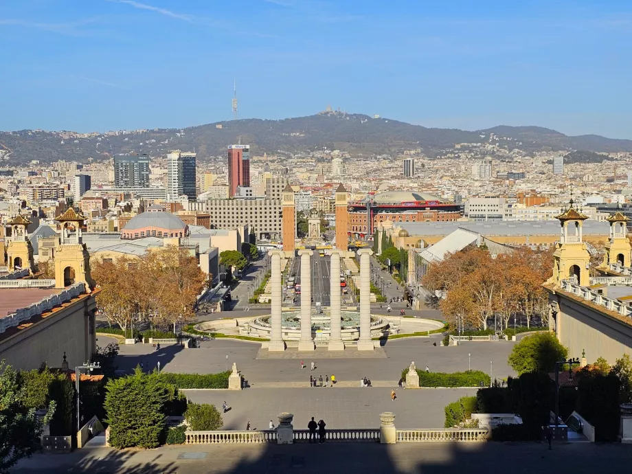 View from Palau Nacional