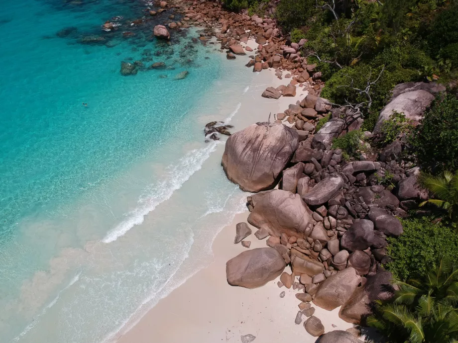Seychelles from a drone