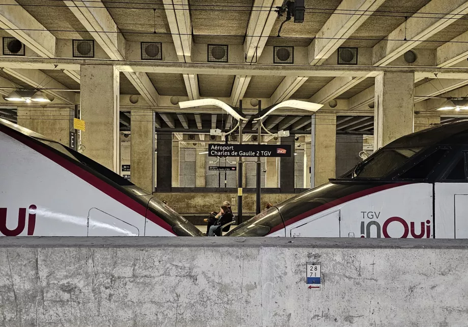 TGV station at the airport