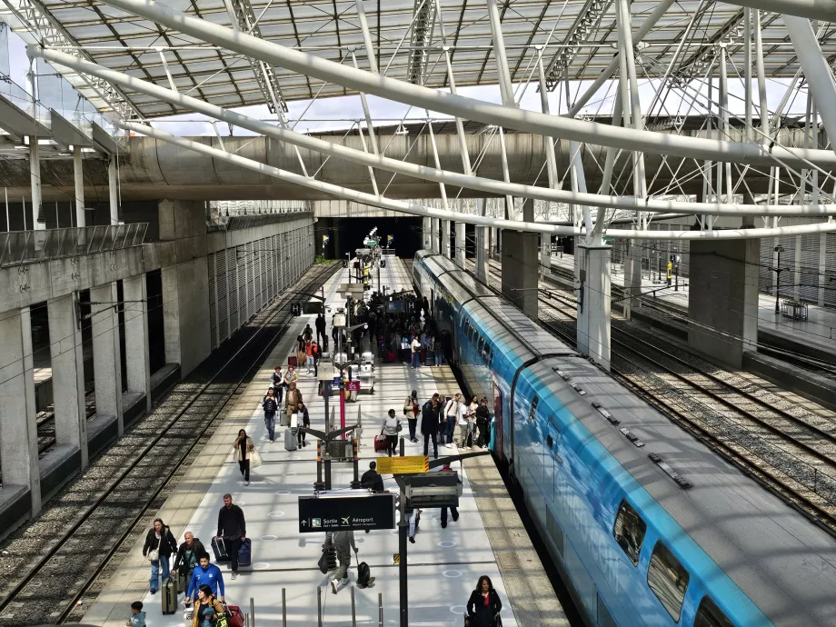 TGV station at CDG Airport