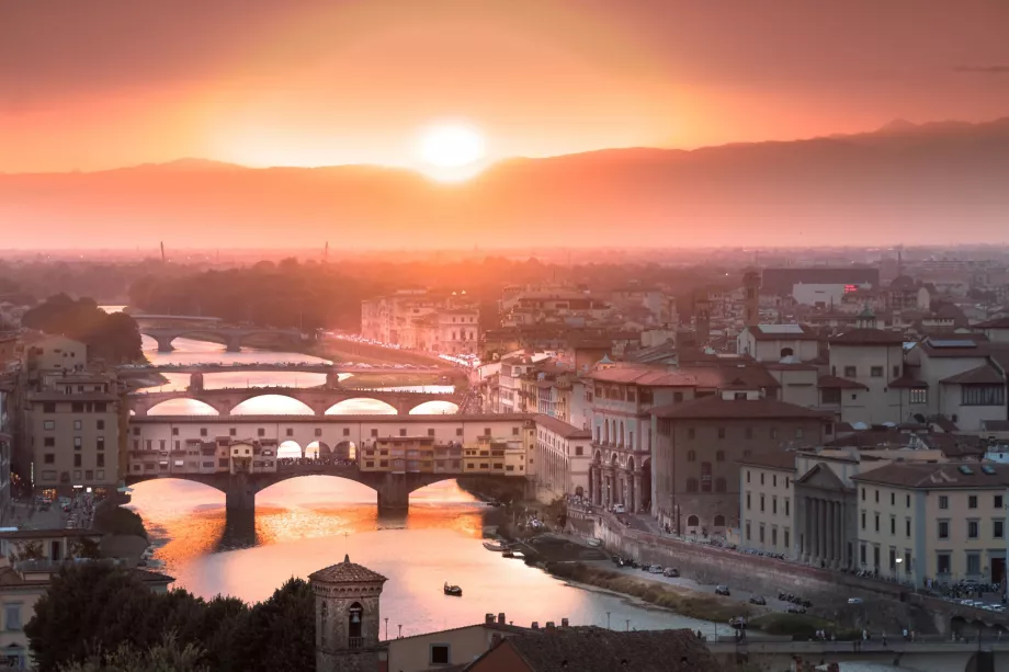 Sunset over Florence