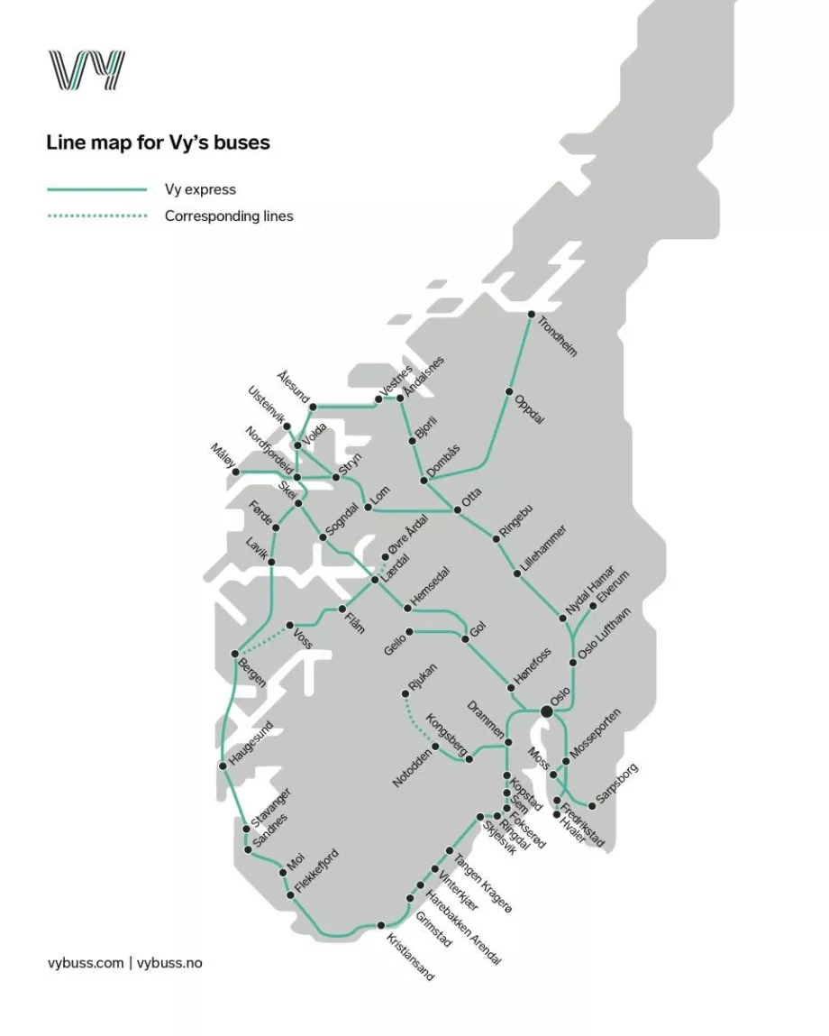 Vybuss line network