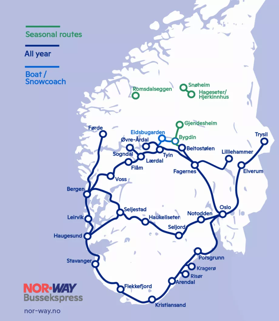 The Nor-Way line network