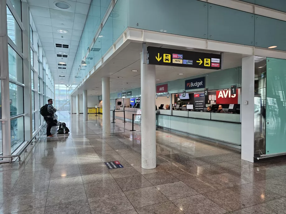 Car rental, Terminal 1