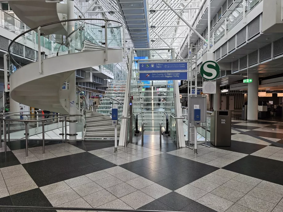 Entrance to the train platform