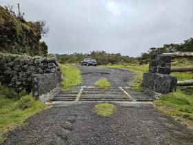 Side road in the middle of the island
