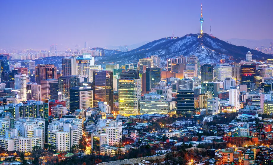 Seoul - view from Mount Ansan