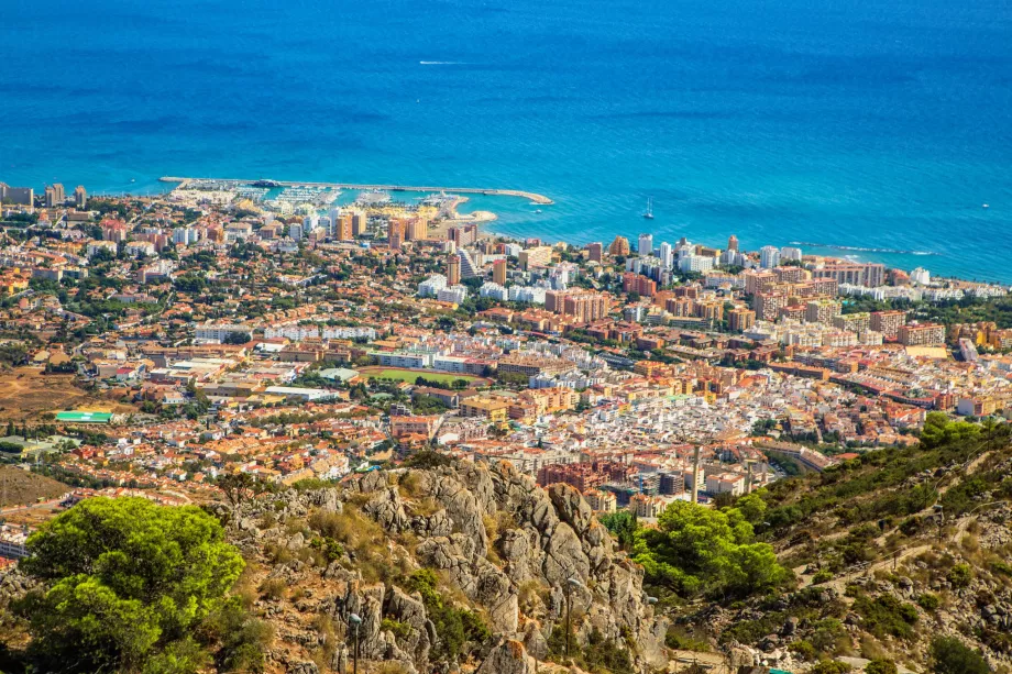 View of Benalmadena from Calmaorro