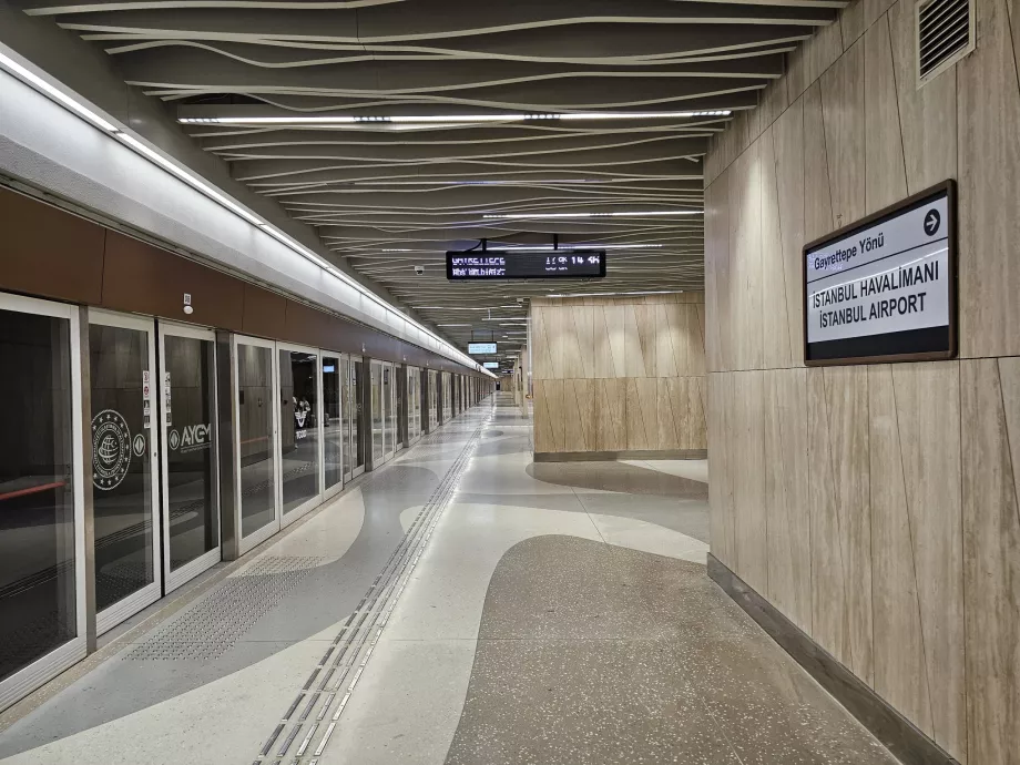 Istanbul Airport metro stations