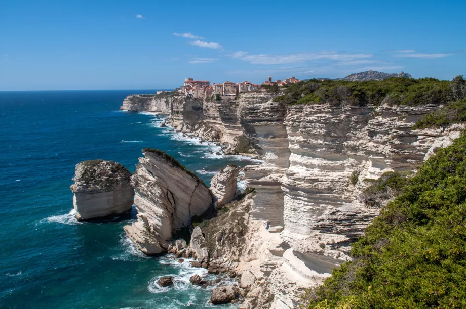 The cliffs of Bonifacio