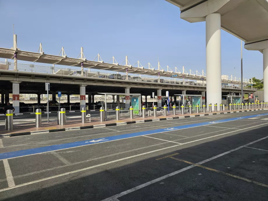 Public transport bus stops, Terminal 1