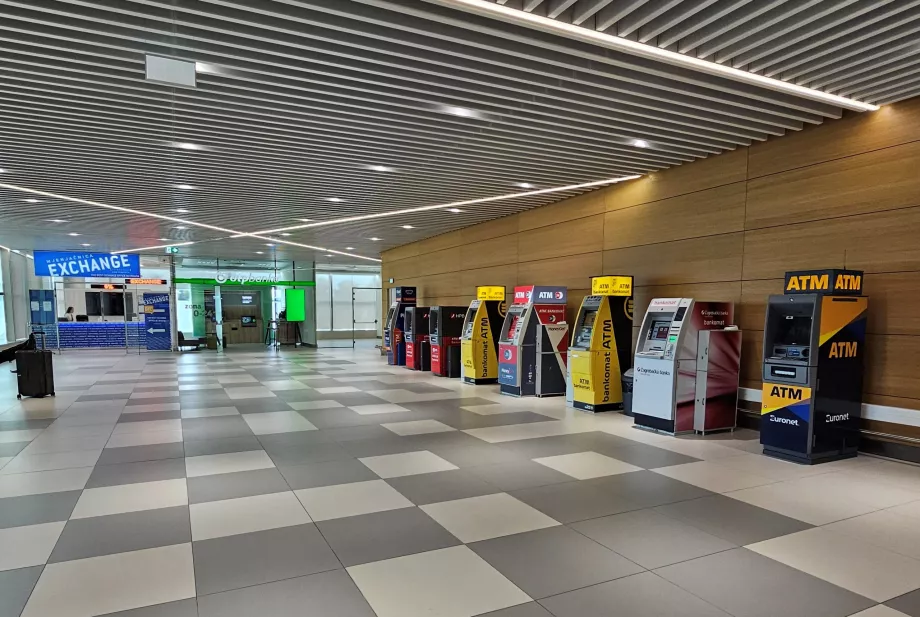 ATMs in Arrivals, Split Airport