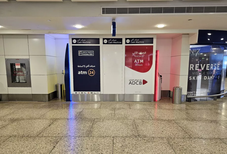 ATMs, public part, terminal 1