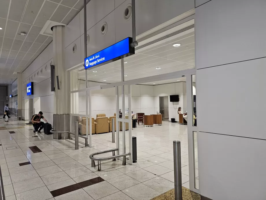 Baggage storage, Terminal 3