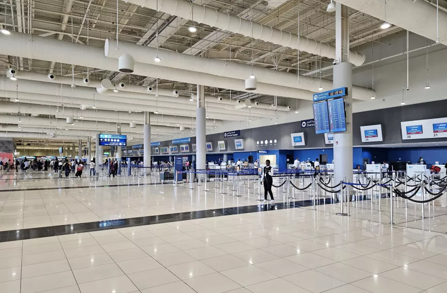 Terminal 2, check-in area