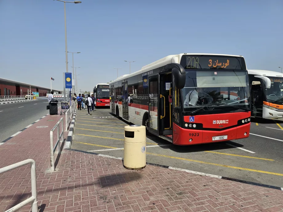 Bus stop in front of Terminal 2