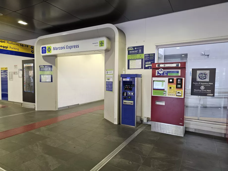 Marconi Express ticket machines