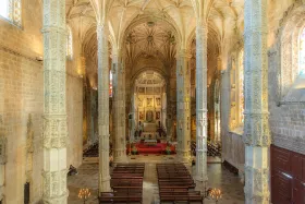 Interior of Santa Maria Church, Mosteiro dos Jeronimos