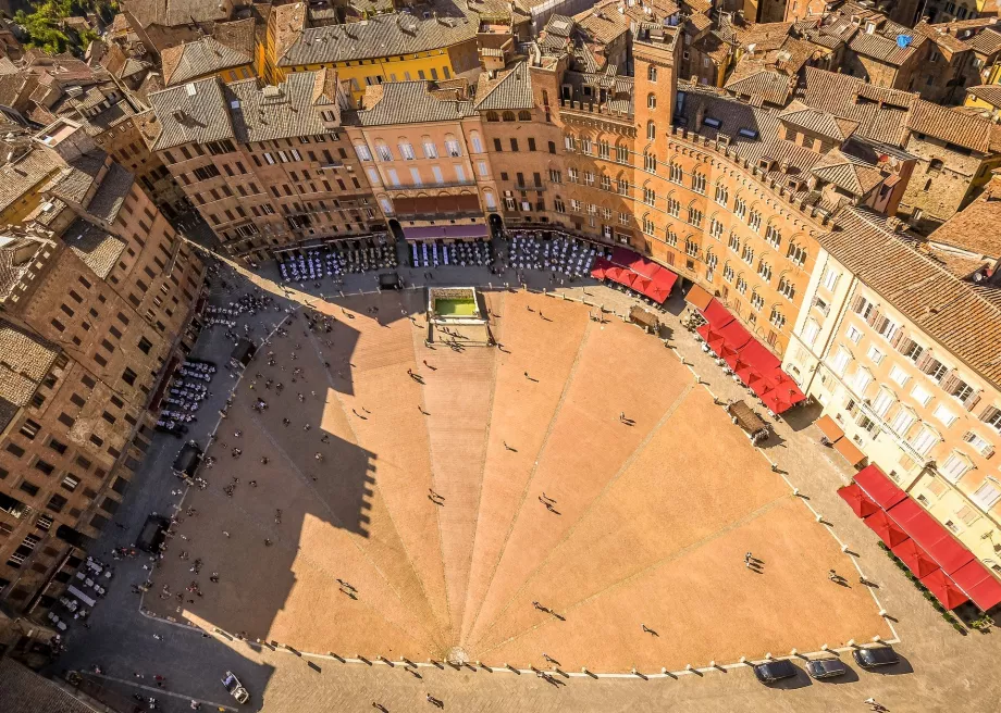 View of Piazza del Campo