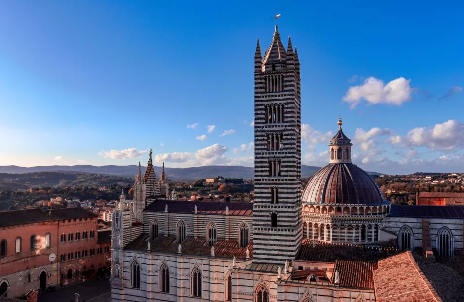 Siena Cathedral from the viewpoint