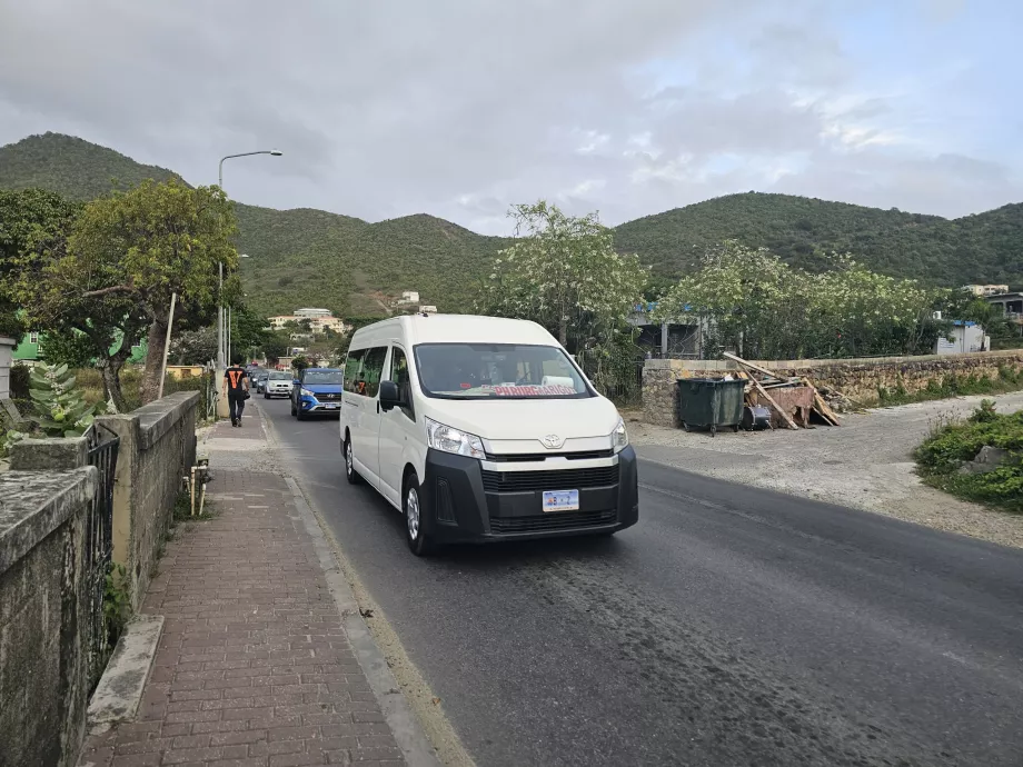 Minibuses on St. Martin