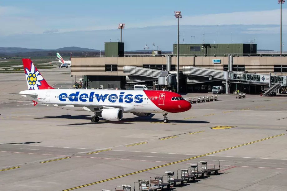 Edelweiss at Zurich Airport