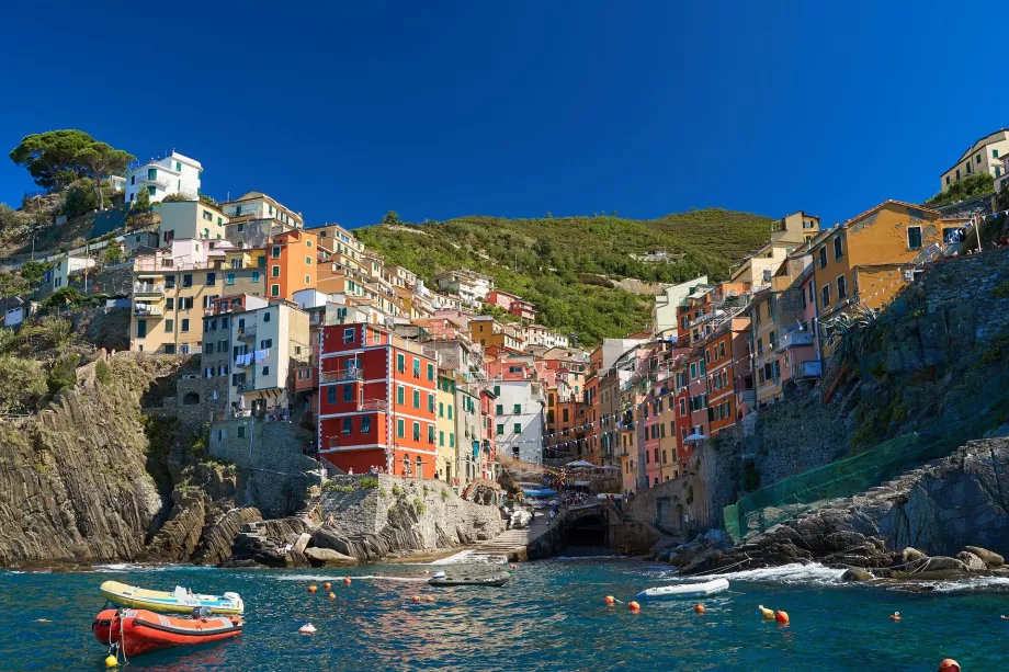 Riomaggiore from the sea