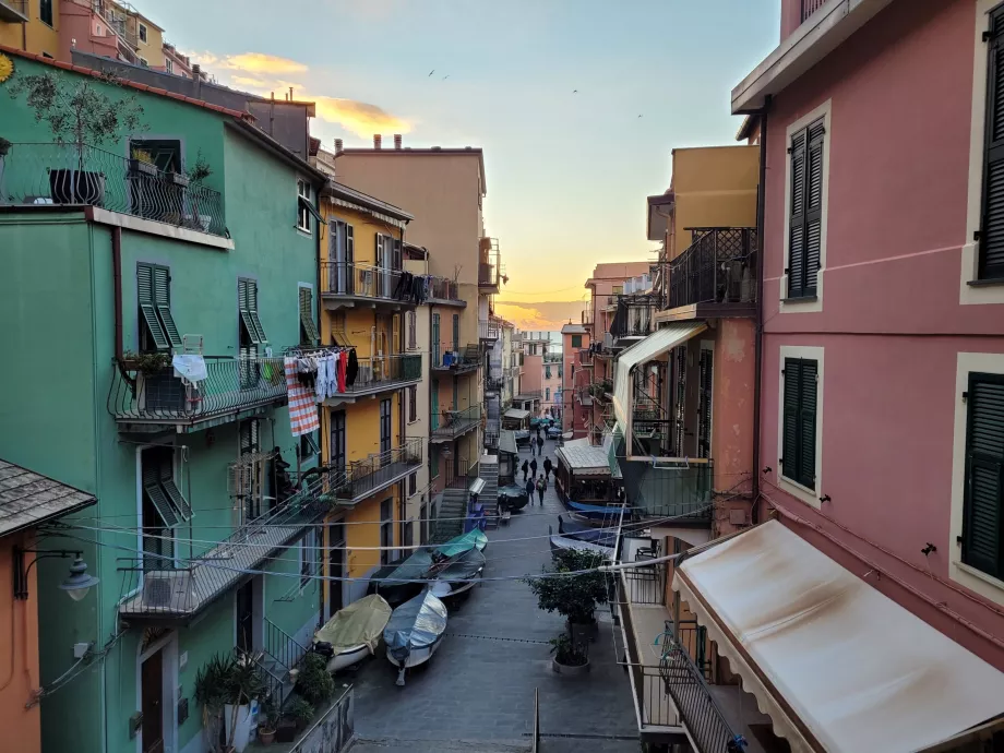 Main street in Manarola