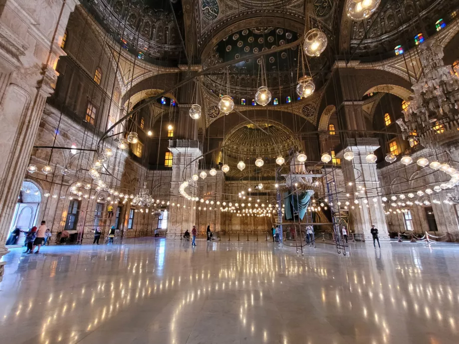 Interior of the Muhammad Ali Mosque, Cairo Citadel