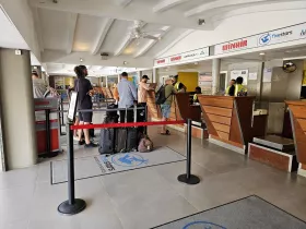Check-in counters, SBH Airport