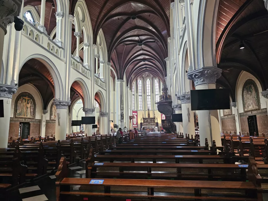 Interior of the cathedral