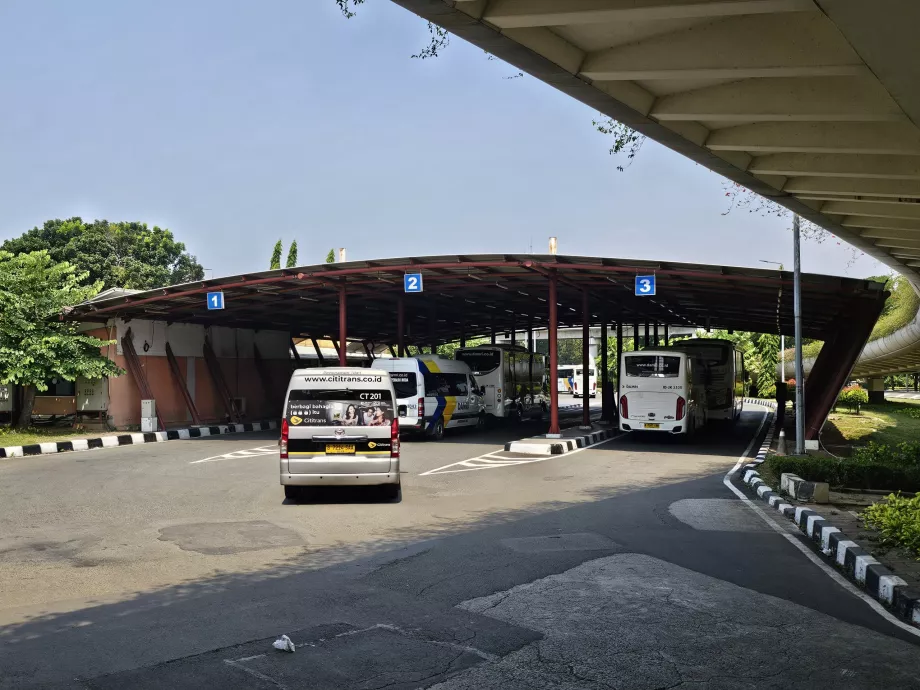 Bus stops, Terminal 2