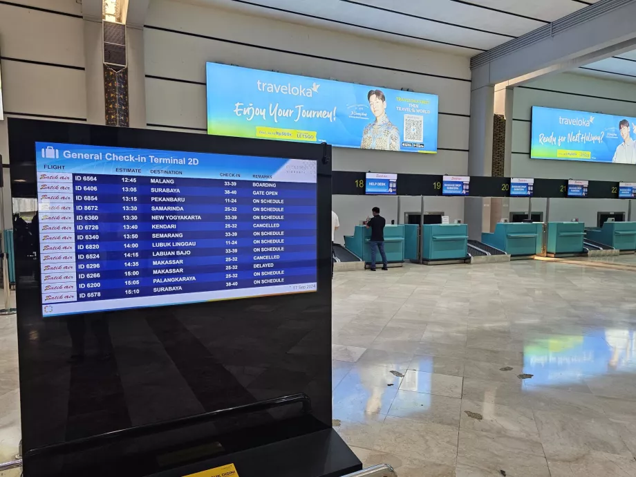 Check-in at Jakarta CGK Airport