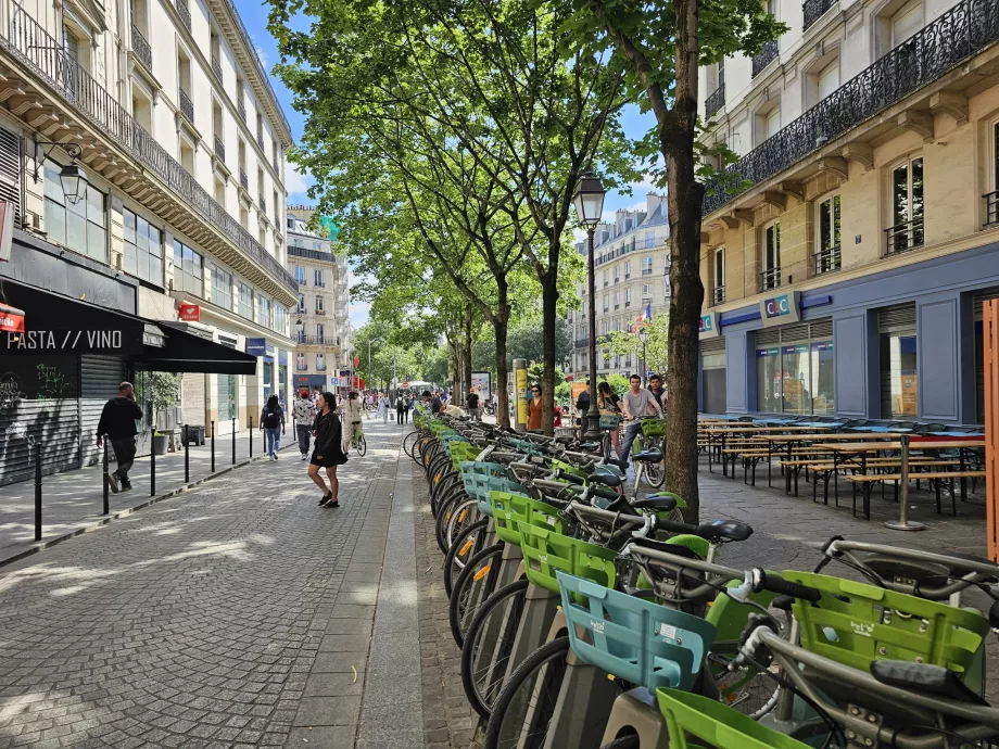 Bike share stations