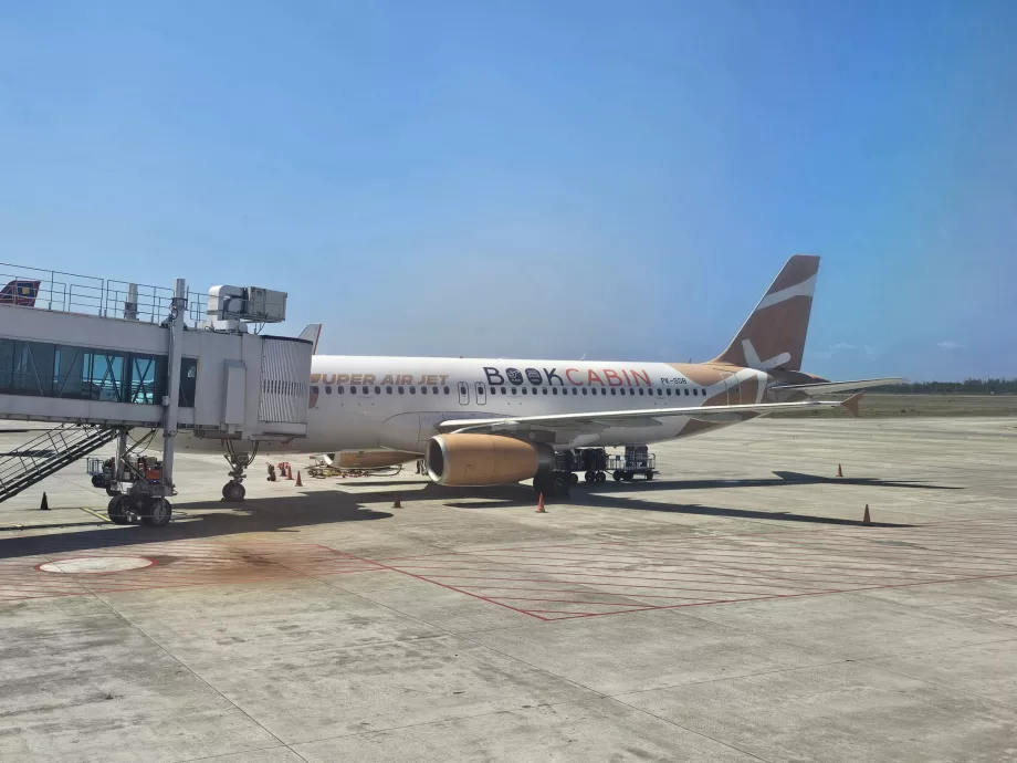 Super Air Jet, Airbus A320 at Yogyakarta Airport YIA