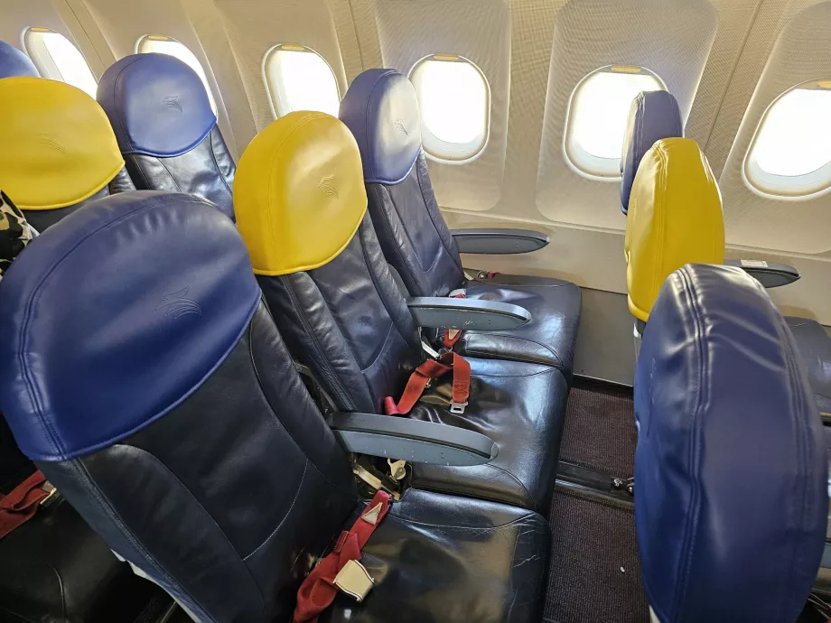 Seats on TransNusa aircraft